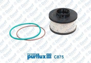 PURFLUX C875 Yakit Filtresi Citroen C-Elysee C3 Aircross Ii C4 Cactus C5 Aircross Berlingo Ds7 Corsa F Crossland X 2008-3008 5008 Rifter 1.5 Blue Hdi